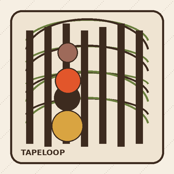 Fictional TapeLoop cover artwork for Neon Cassettes
