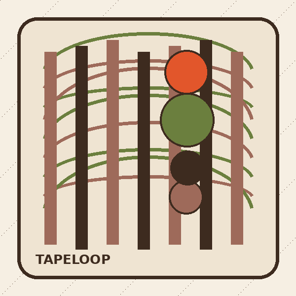 Fictional TapeLoop cover artwork for Cassette Cult