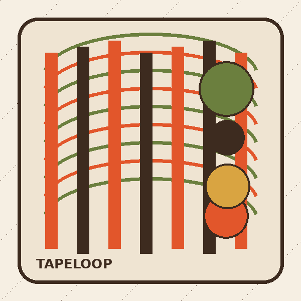 Fictional TapeLoop cover artwork for Mono Club